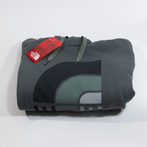 North Face Mens Trivert PullOver Hoodie in Spruce